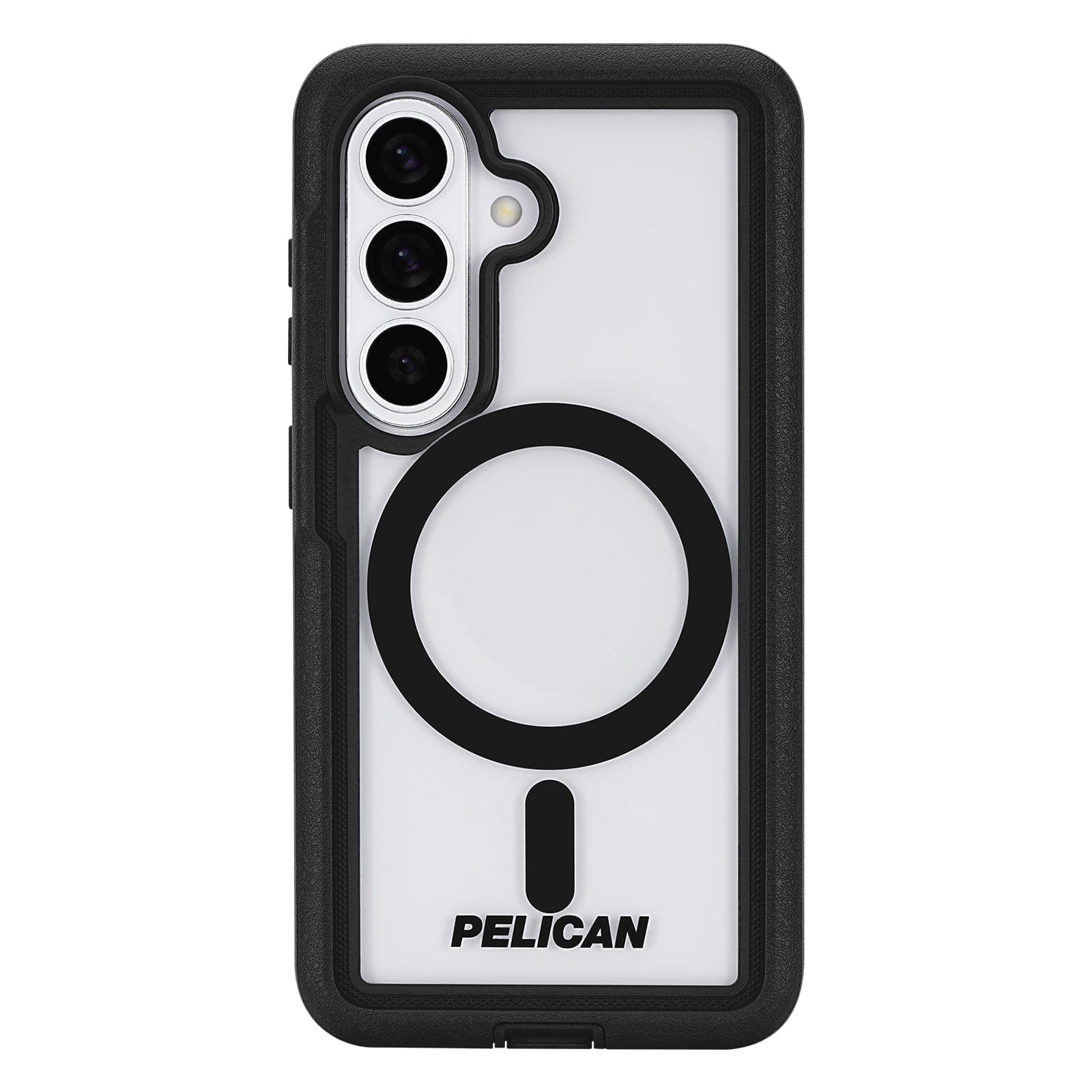 Pelican Voyager Clear/Black with Holster and Magnet - Galaxy S26