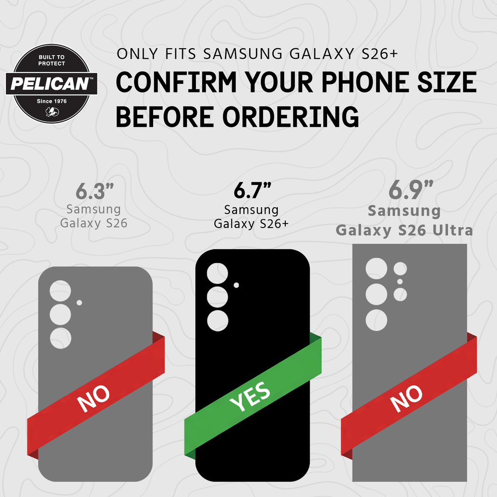 Only fits samsung galaxy S26+, confirm your phone size before ordering, 6.7" Samsung Galaxy S26+
