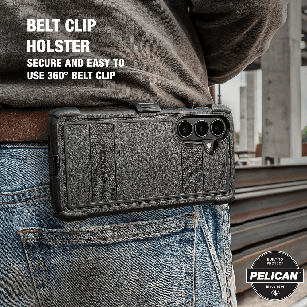 Belt clip holster, secure and easy to use 360 degree belt clip