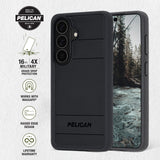 Built to Protect Pelican, 16 foot 4x military grade drop protection, works with magsafe, raised edge design, lifetime warranty