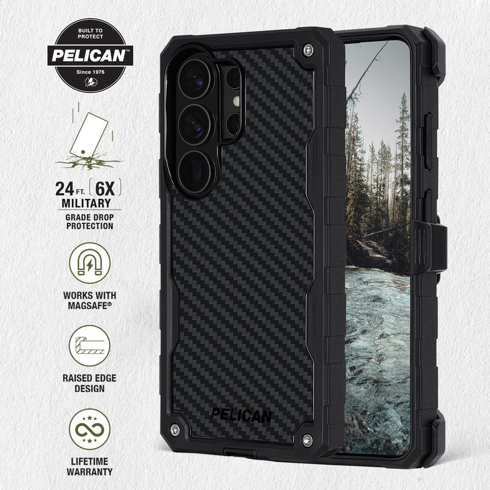 Pelican Shield Carbon with Holster and Magnet Pelican Shield Carbon with Holster and Magnet