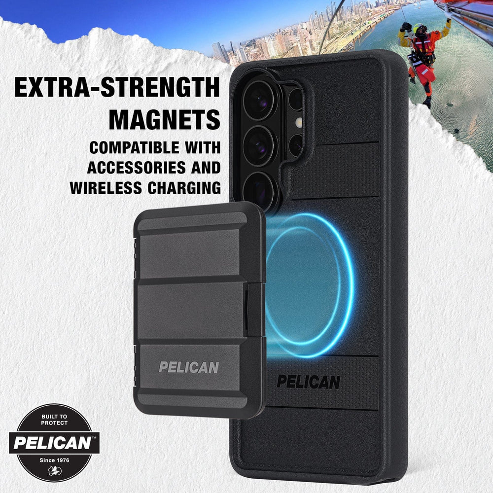 extra-strength magnets compatible with accessories and wireless charging