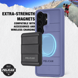 Extra-strength magnets compatible with accessories and wireless charging