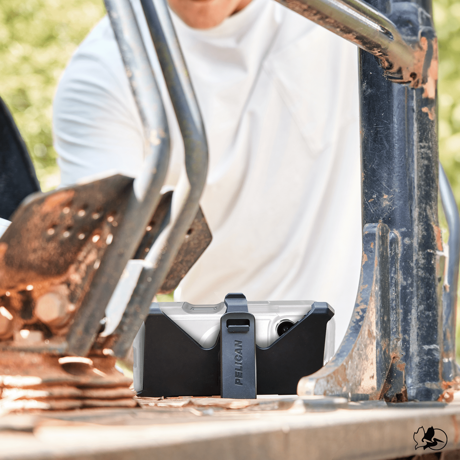 MULTIUSE HOLSTER DOUBLES AS A PHONE HOLSTER KICKSTAND
