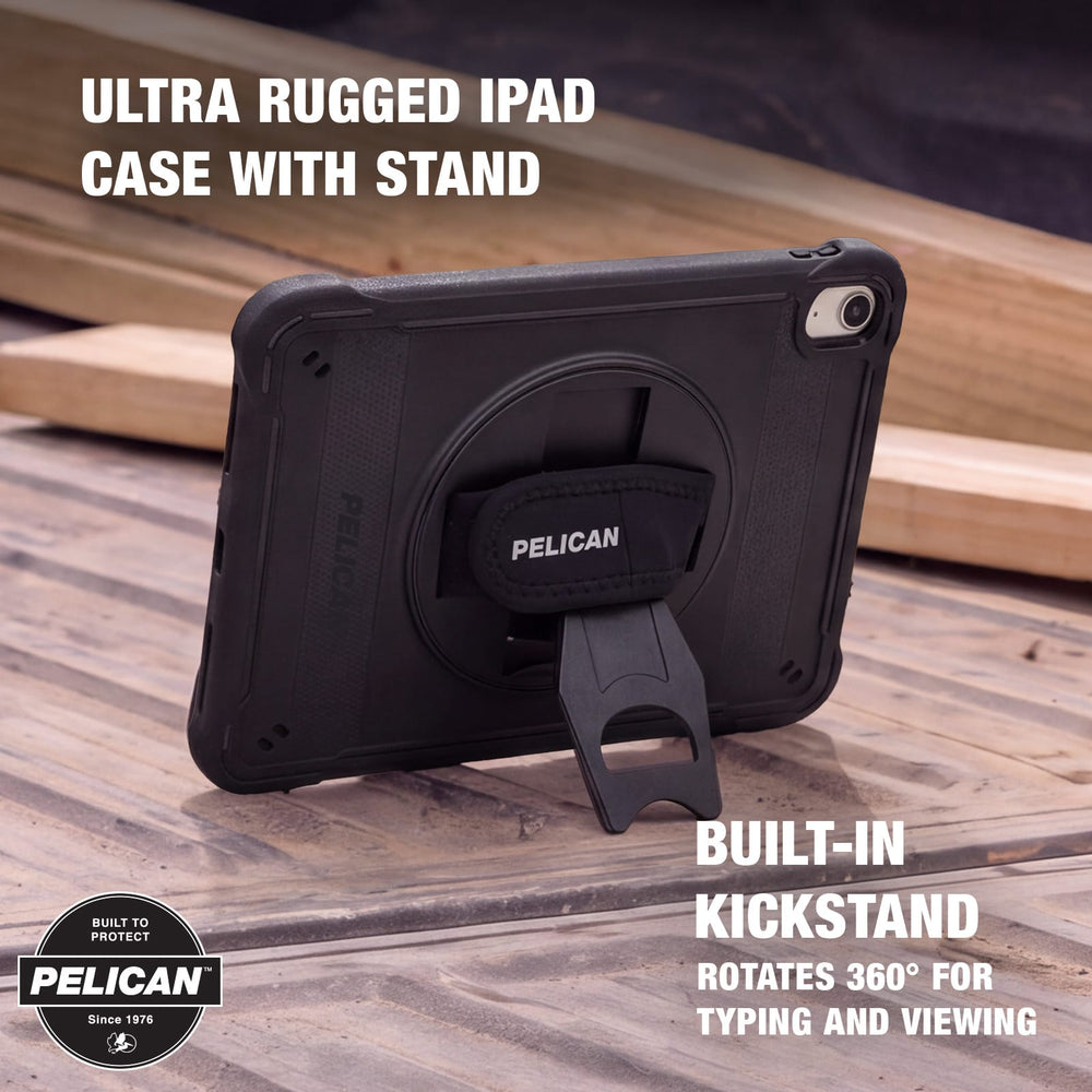 Pelican Voyager Black with Stand  - iPad (A16) / (10th gen.)