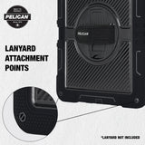 Lanyard attachment points, lanyard not included