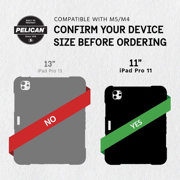 Compatible with M5/M4 confirm your device size before ordering, iPad Pro 11 