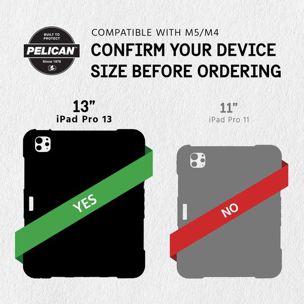 Compatible with M5/M4, confirm your device size before ordering. iPad Pro 13 