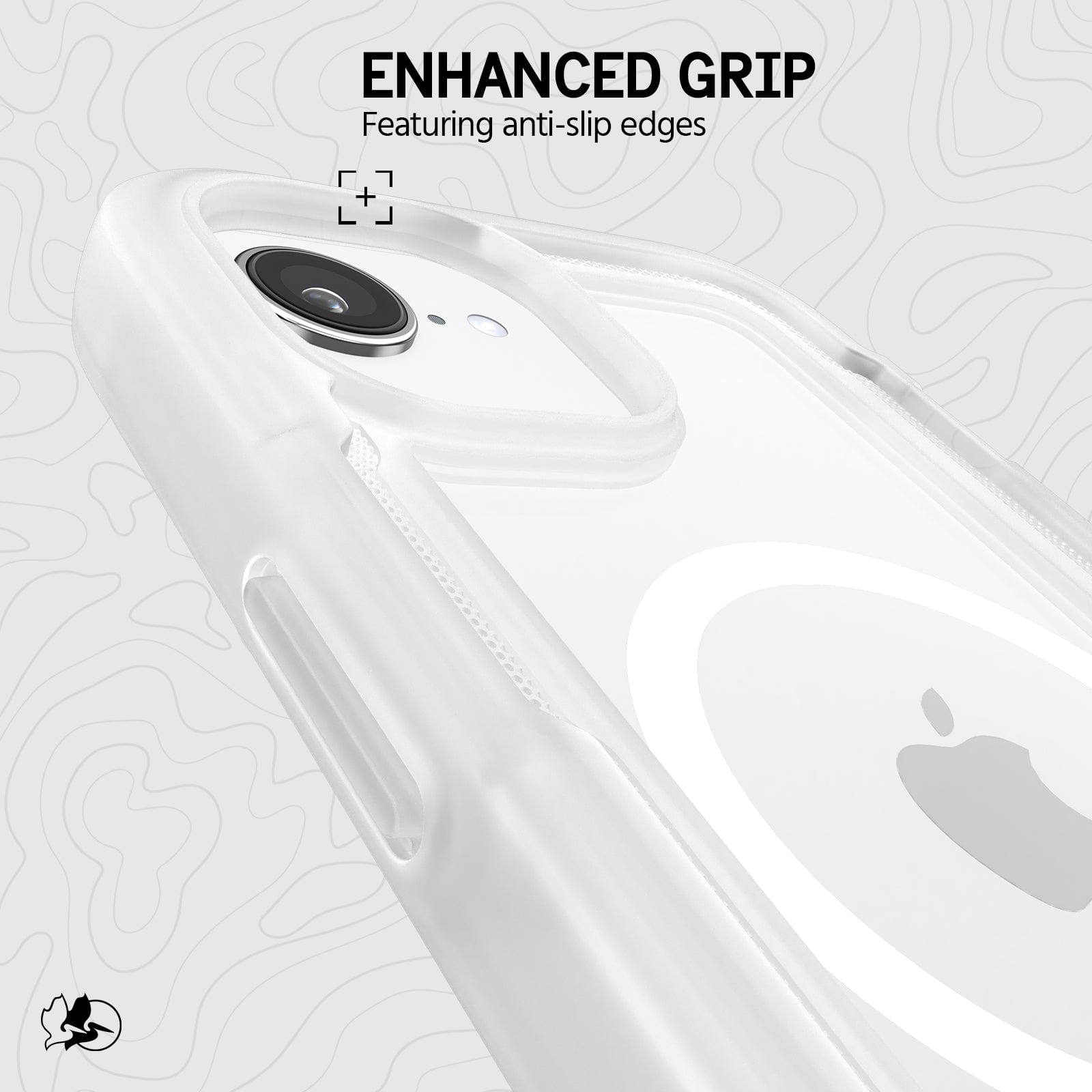 ENHANCED GRIP FEATURING ANTI-SLIP EDGES