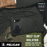 Belt Clip Holster, secure and easy to use 360 degree belt clip