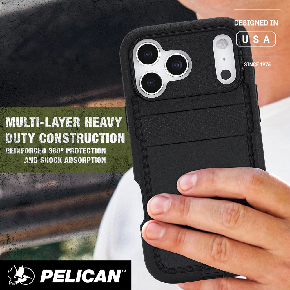 Multi-layer Heavy Duty Construction reinforced 360 degree protection and shock absorption