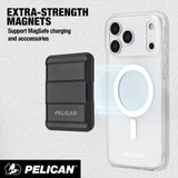 EXTRA-STRENGTH MAGNETS SUPPORT MAGSAFE CHARGING AND ACCESSORIES