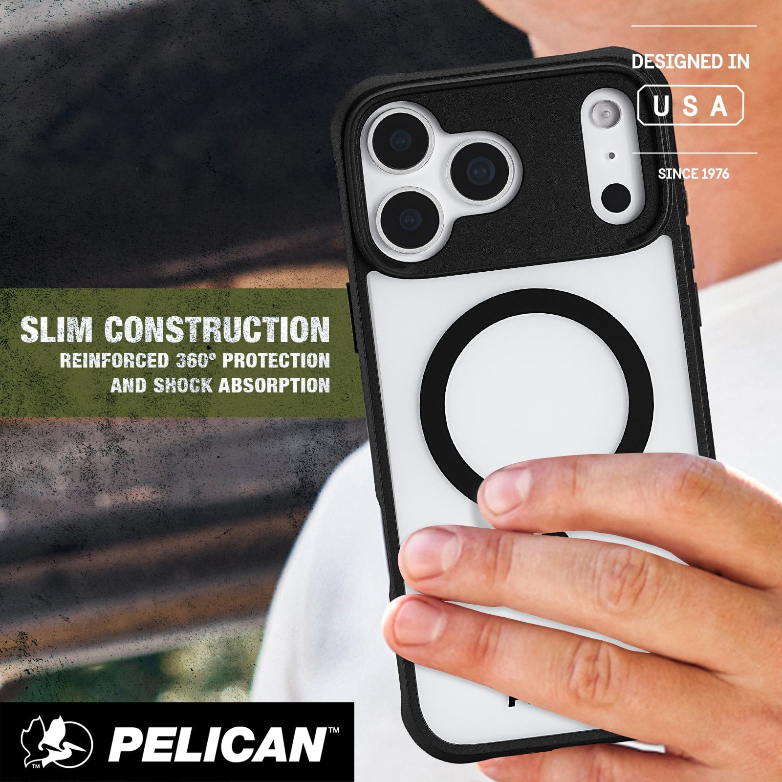 SLIM CONSTRUCTION REINFORCED 360 PROTECTION AND SHOCK ABSORPTION 