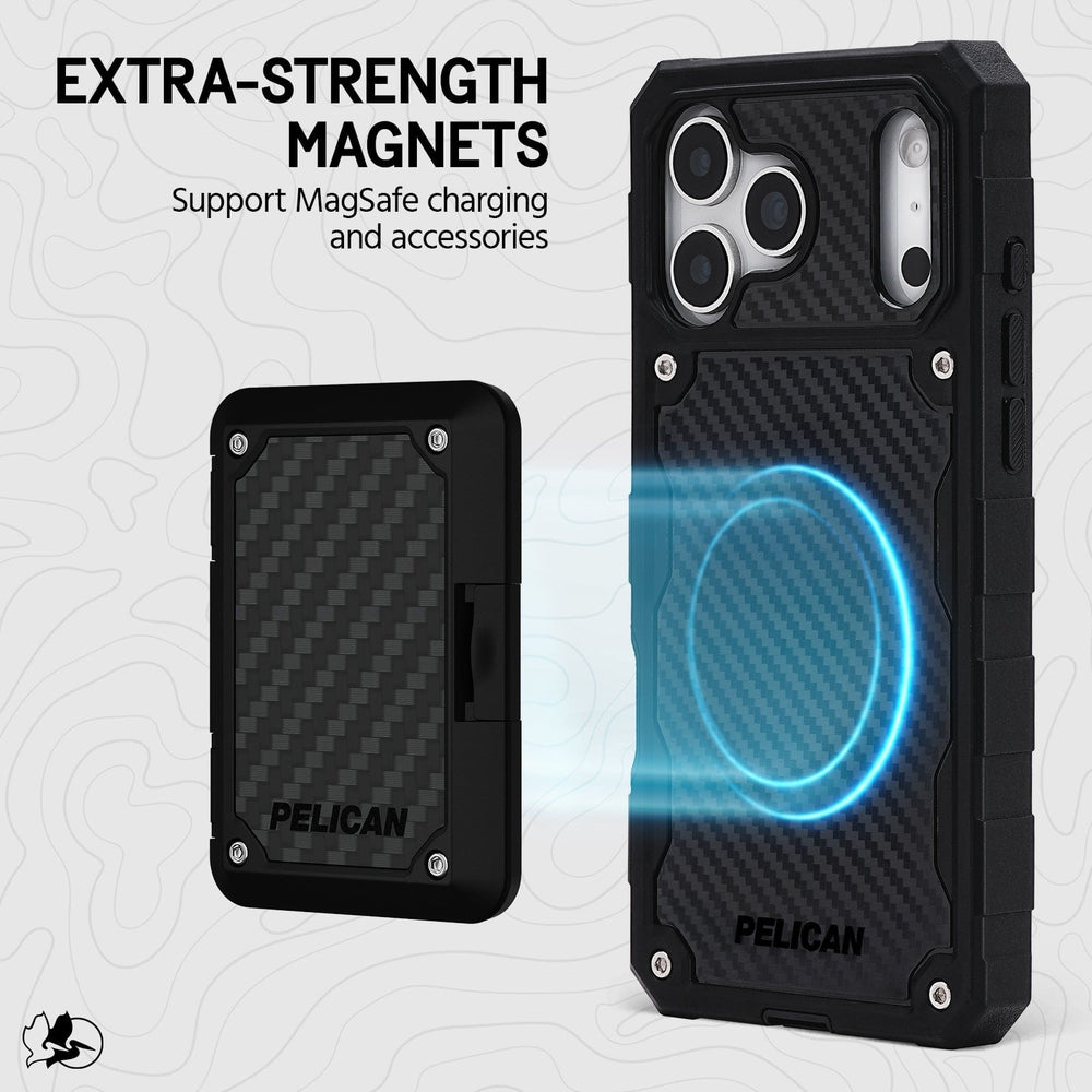 Extra strength magnets, support MagSafe charging and accessories