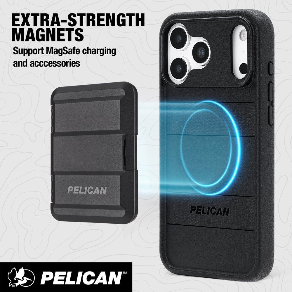 Extra strength magnets, support MagSafe charging and accessories