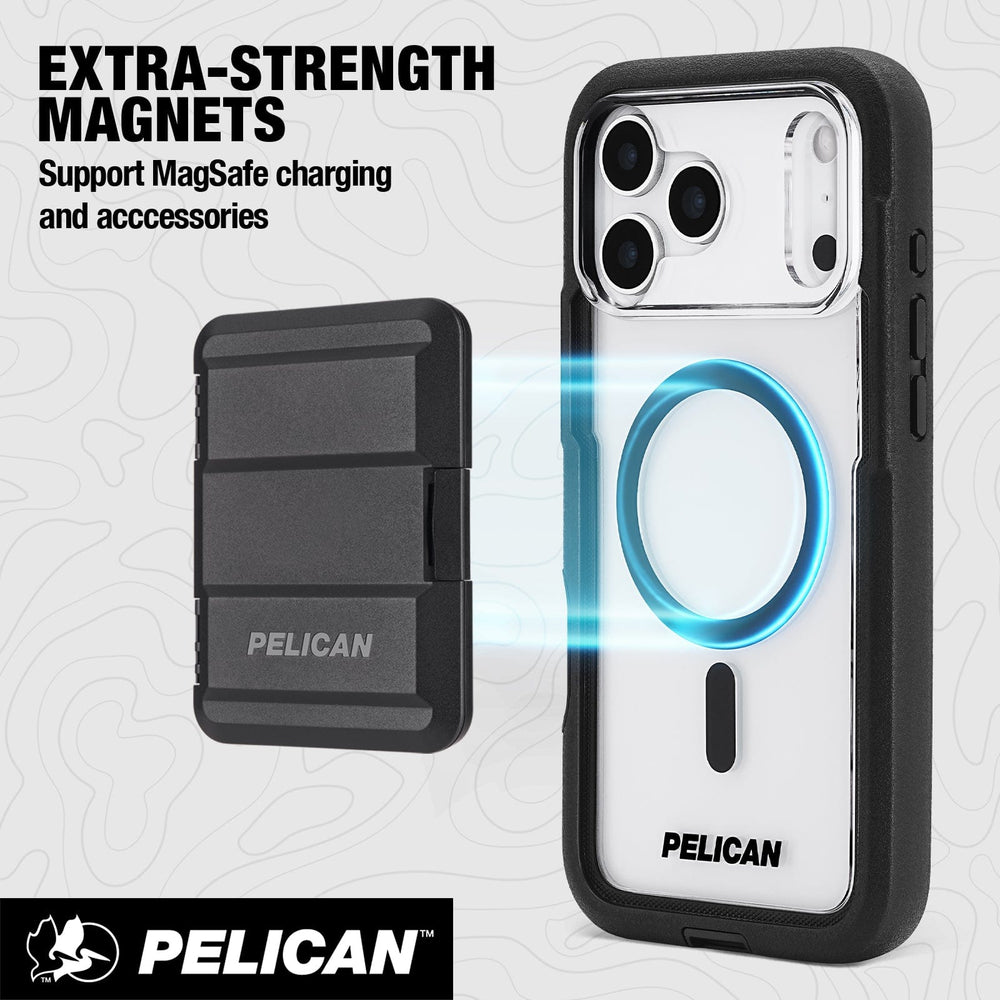Extra strength magnets, support MagSafe charging and accessories