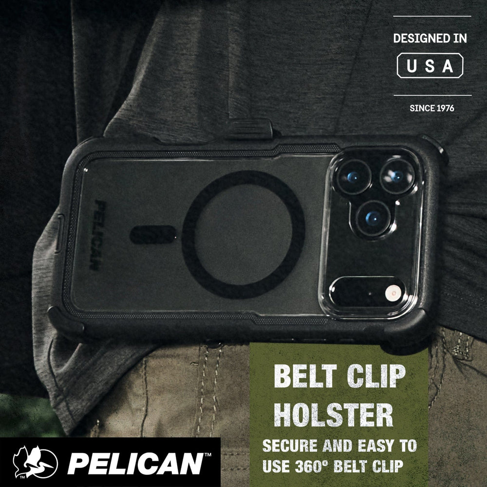 Belt Clip Holster, secure and easy to use 360 degree belt clip
