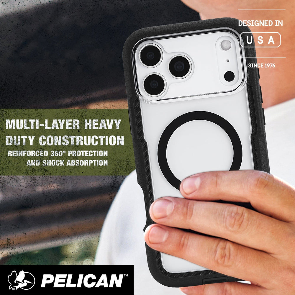 Multi-Layer Heavy Duty Construction, reinforced 360 degree protection and shock absorption