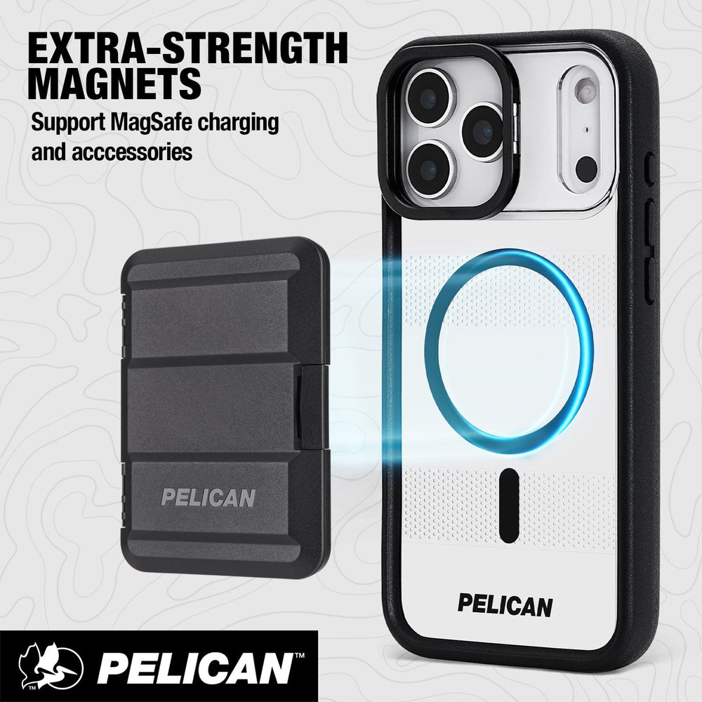 Extra strength magnets, support MagSafe charging and accessories