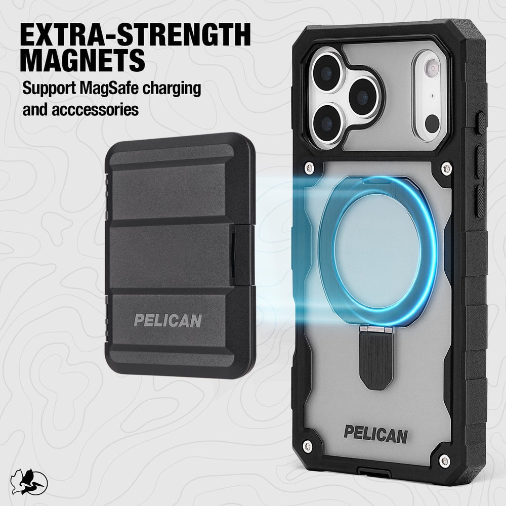 Extra strength magnets, support MagSafe charging and accessories