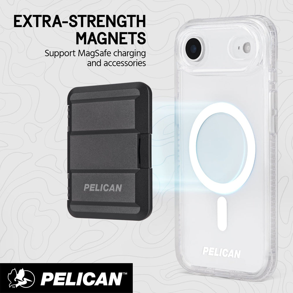 EXTRA-STRENGTH MAGNETS SUPPORT MAGSAFE CHARGING AND ACCESSORIES