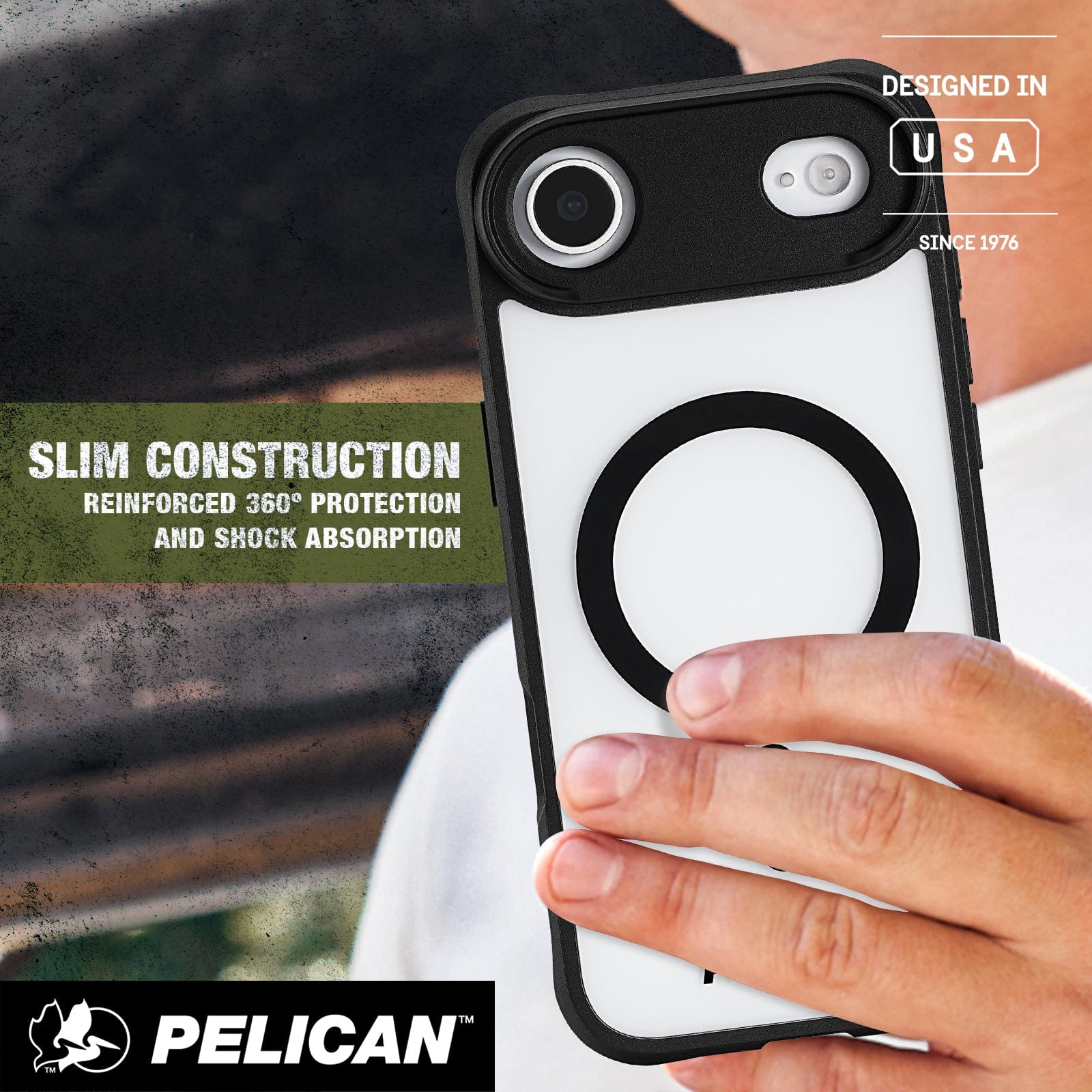 SLIM CONSTRUCTION REINFORCED 360 PROTECTION AND SHOCK ABSORPTION 