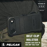 Belt Clip Holster, secure and easy to use 360 degree belt clip