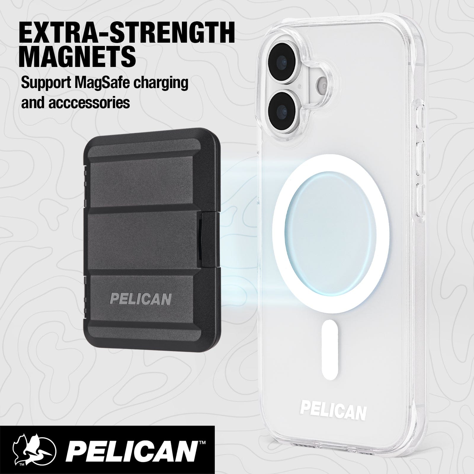 EXTRA-STRENGTH MAGNETS SUPPORT MAGSAFE CHARGING AND ACCESSORES