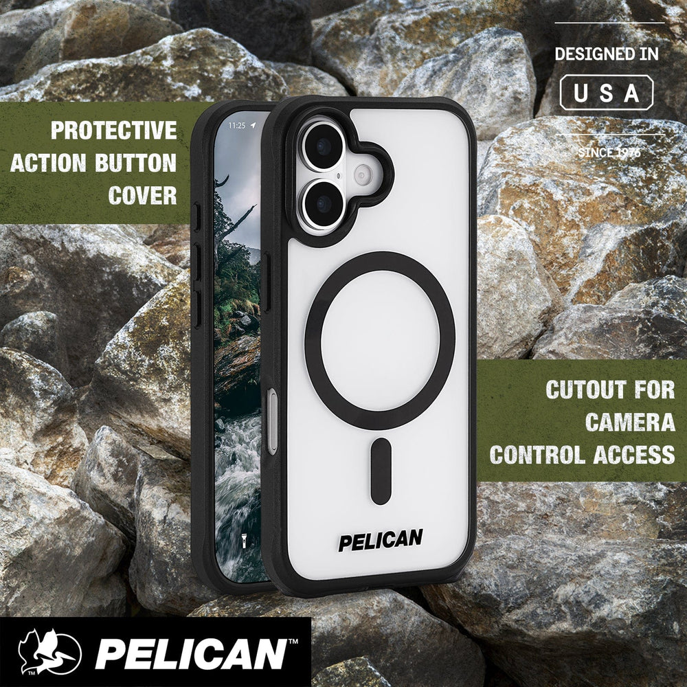 PROTECTIVE ACTION BUTTON COVER. CUTOUT FOR CAMERA CONTROL ACCESS 