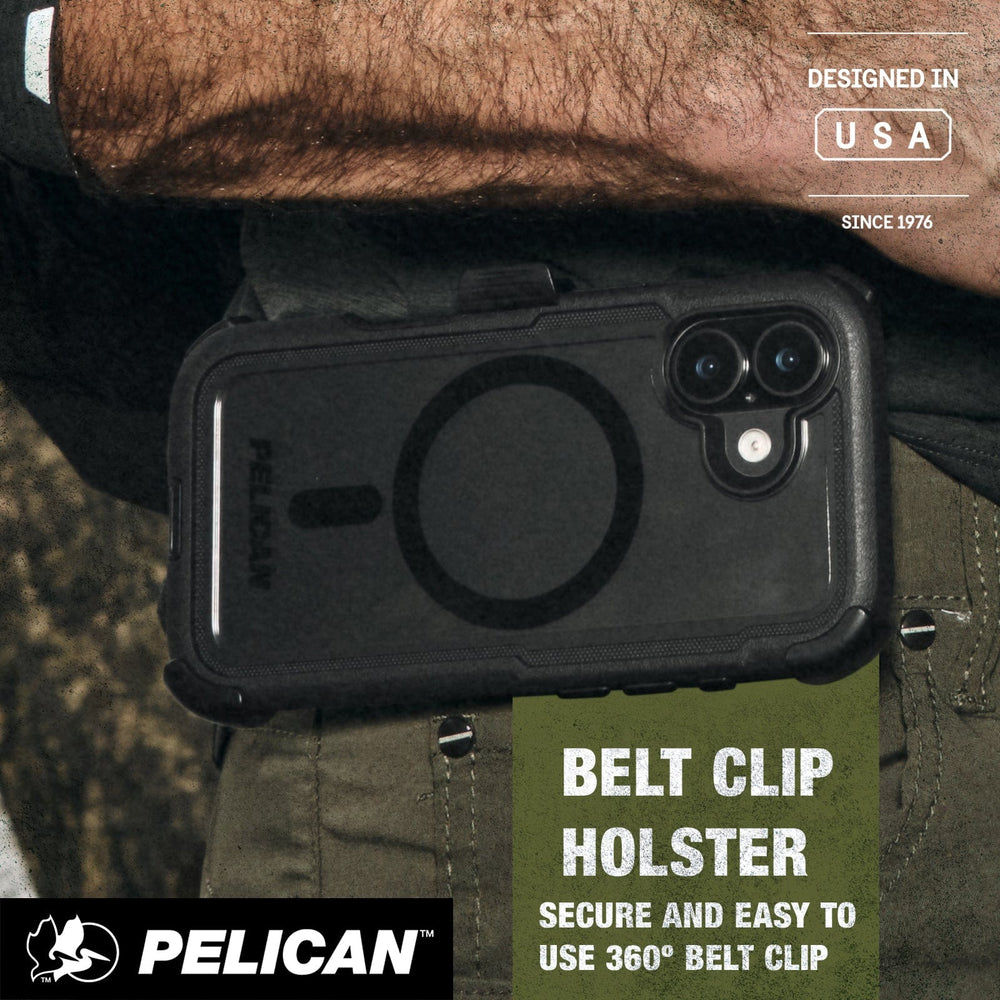 Belt Clip Holster, secure and easy to use 360 degree belt clip
