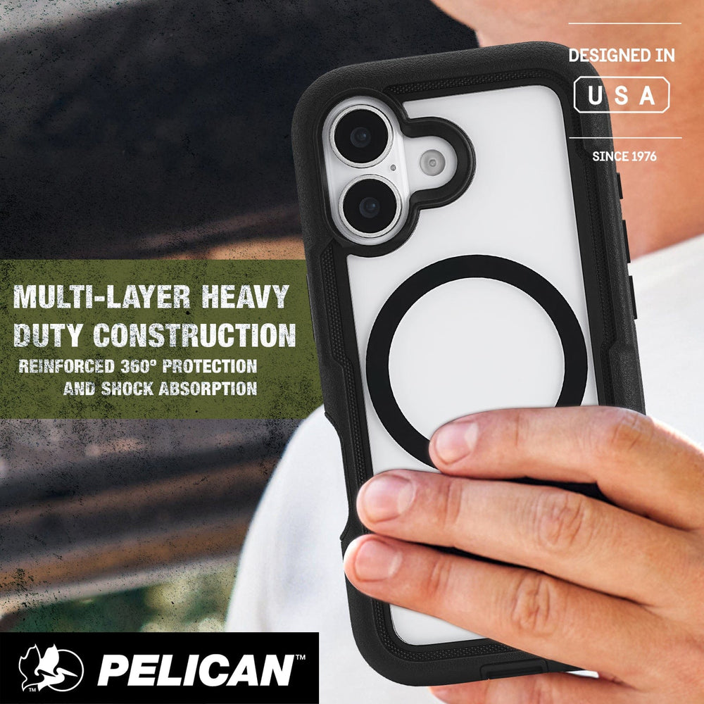 Multi-Layer Heavy Duty Construction, reinforced 360 degree protection and shock absorption