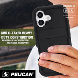 Multi-Layer Heavy Duty Construction, reinforced 360 degree protection and shock absorption
