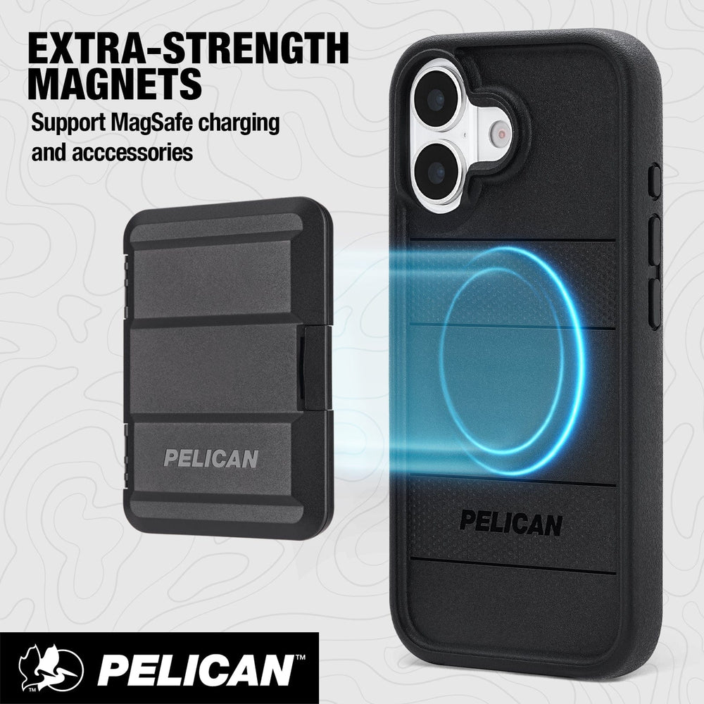 Extra strength magnets, support MagSafe charging and accessories
