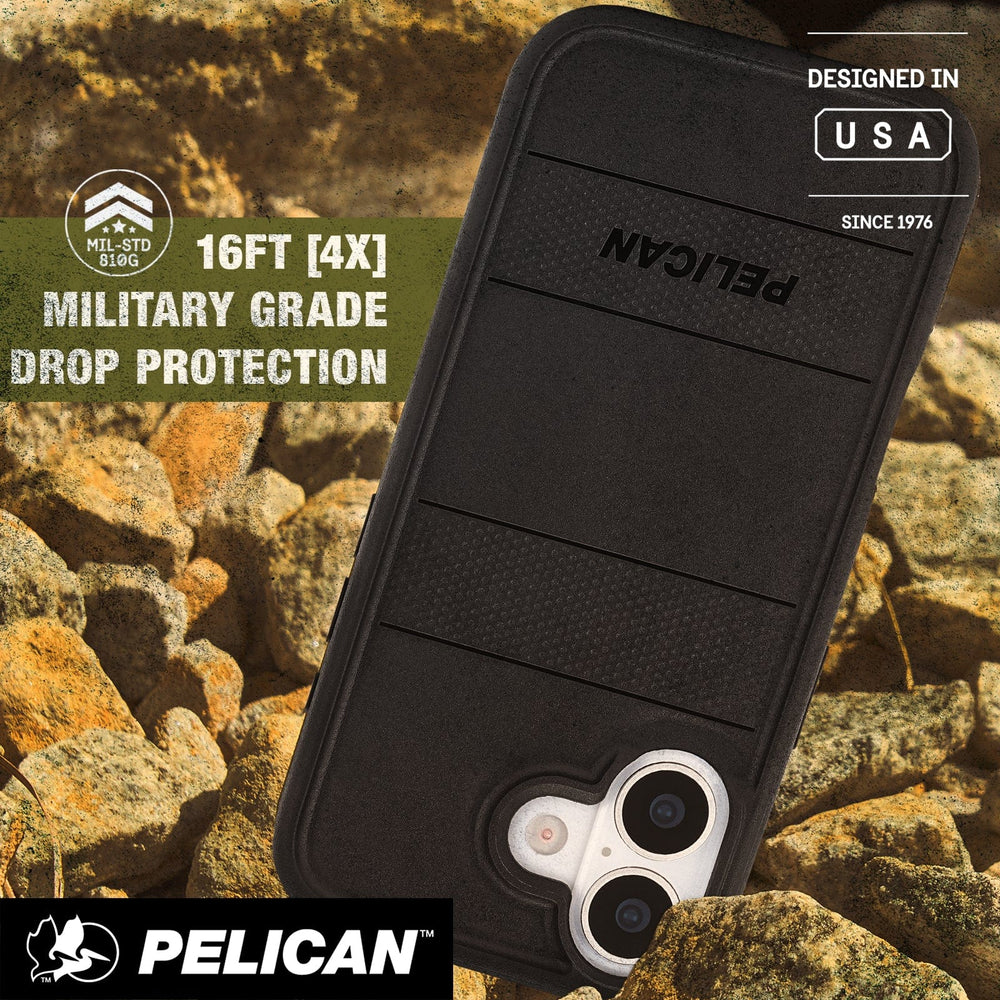 16 Foot 4 times Military grade drop protection, Designed in USA since 1976