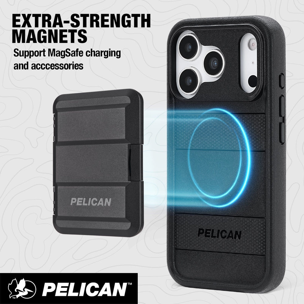 Extra strength magnets, support MagSafe charging and accessories