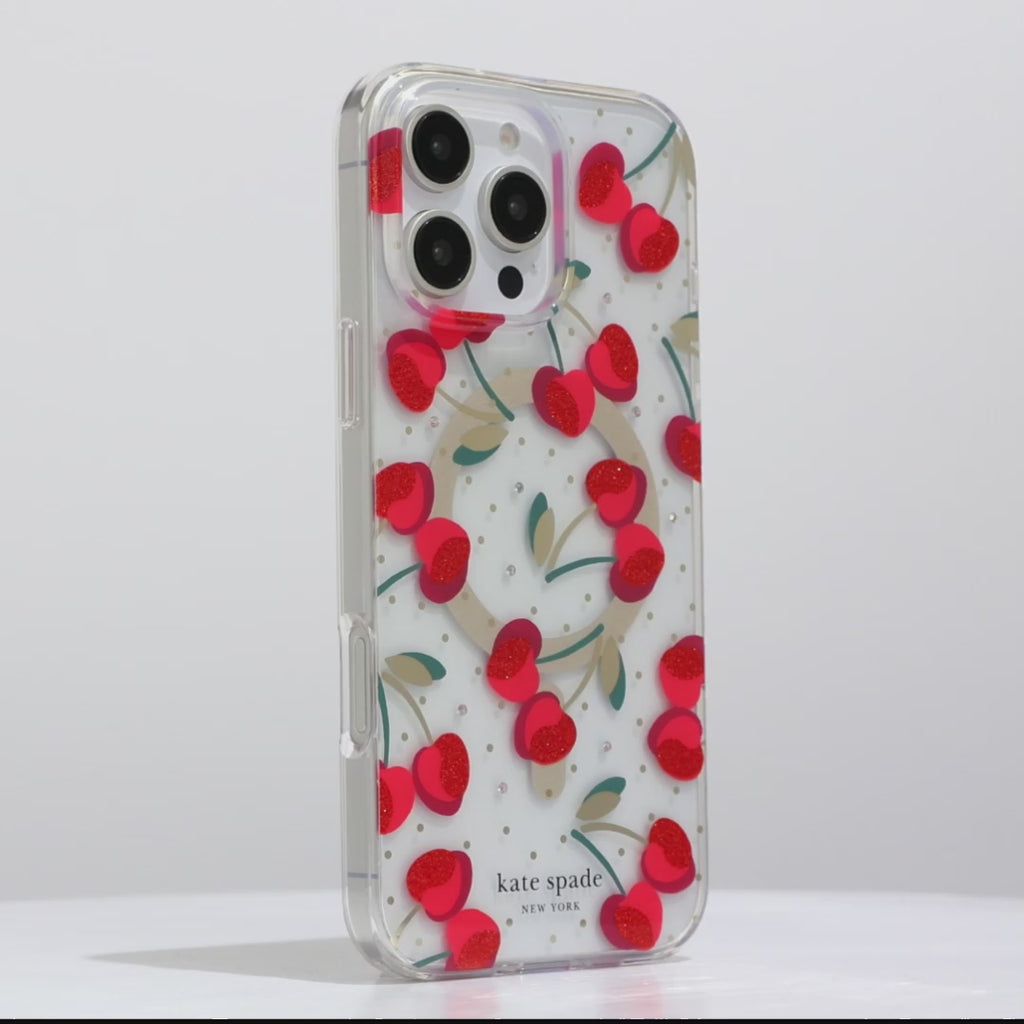 kate spade new york Cherry Dot MagSafe - iPhone 16