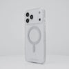 Rotating iPhone 17 showcasing Sheer Twinkle Silver Case