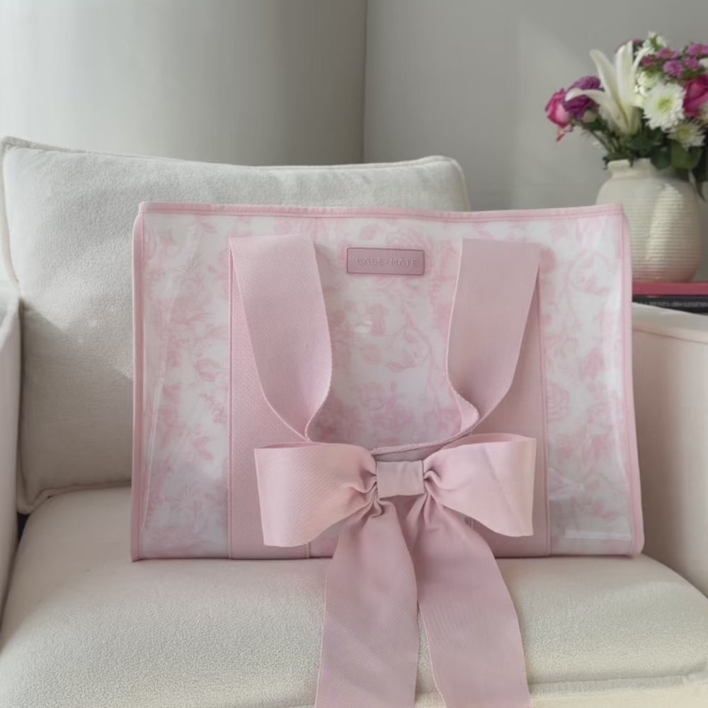 The Jelly Tote Trio- Ballet Pink Afternoon Rosé Bow