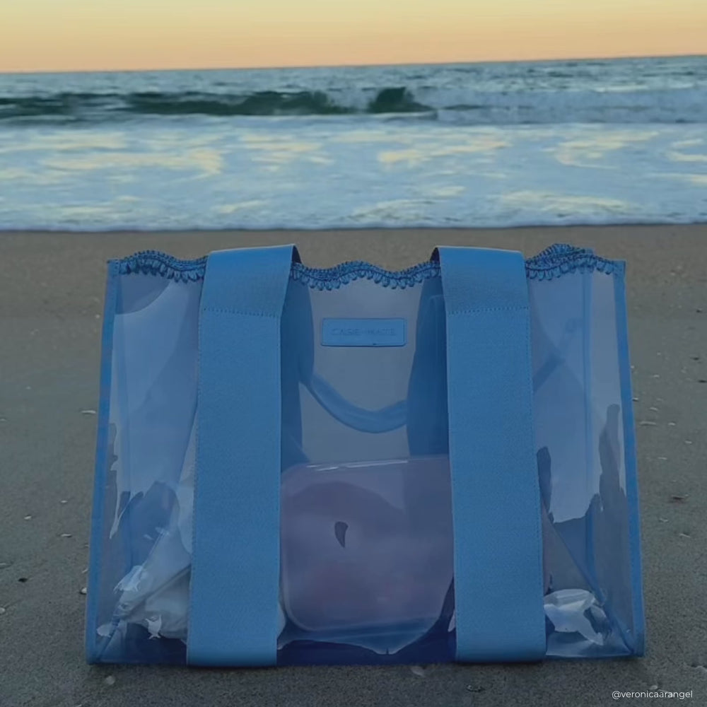 #color_carolina blue crochet wave