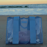 #color_carolina blue crochet wave