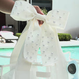 #color_ivory pearl bow