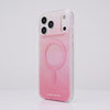 Rotating iPhone 17 showcasing Peach Soap Bubble Case