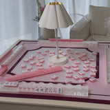 A video showing the mahjong mat along with the racks and tiles
#color_classic ballet pink