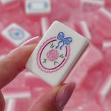 A video showing the mahjong jelly tiles for ballet pink edition, with our ballet pink mat and racks
#color_ballet pink pearl edition