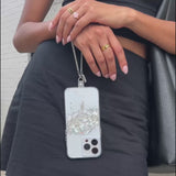 Dainty Silver Chain Phone Charm