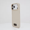 Rotating iPhone 17 showcasing Kate Spade Icon Perfect Beige Case