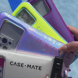 A video waterproof floating pouches in a pool #color_sand dollar