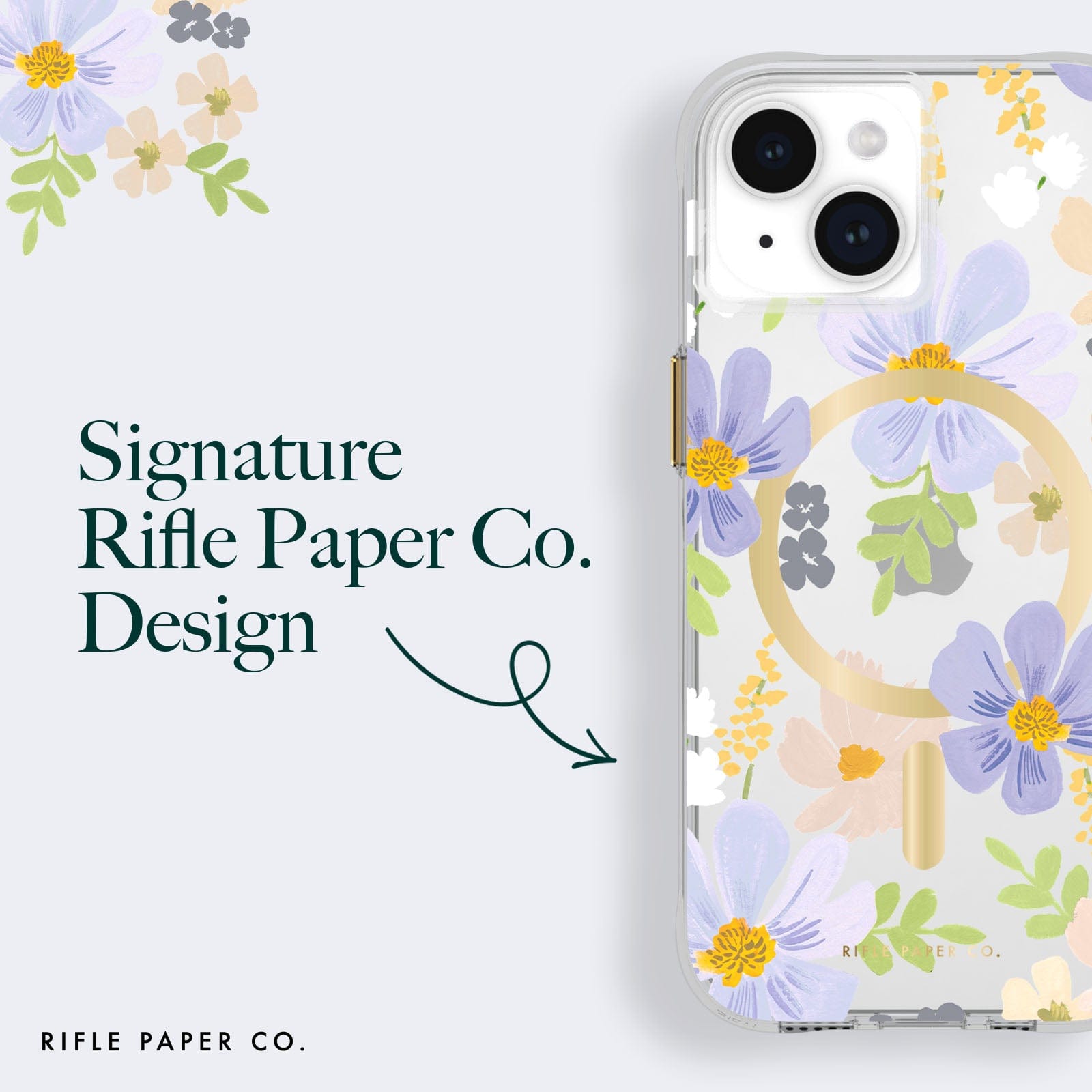 Rifle Paper Co. Pastel Marguerite MagSafe - iPhone 15 / 14 / 13