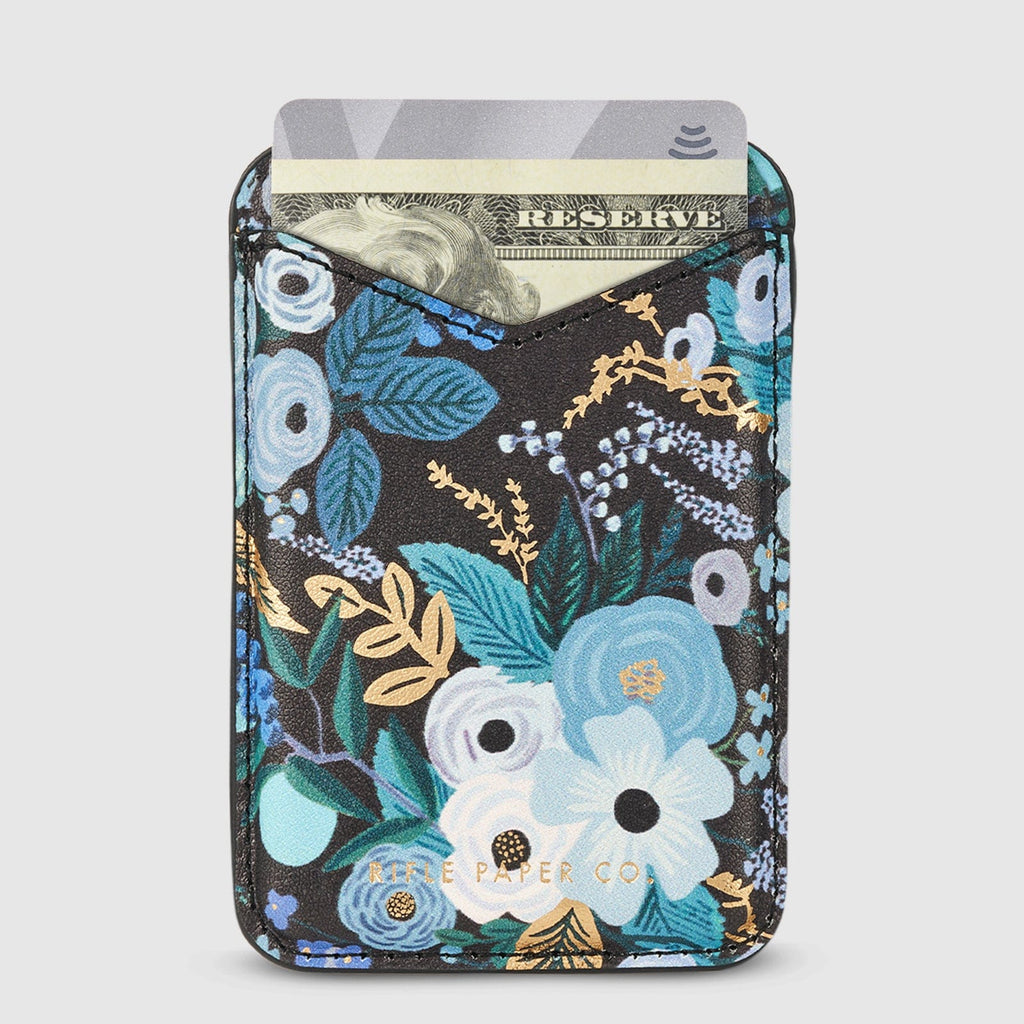 Rifle Paper Co. Garden Party Blue MagSafe Wallet