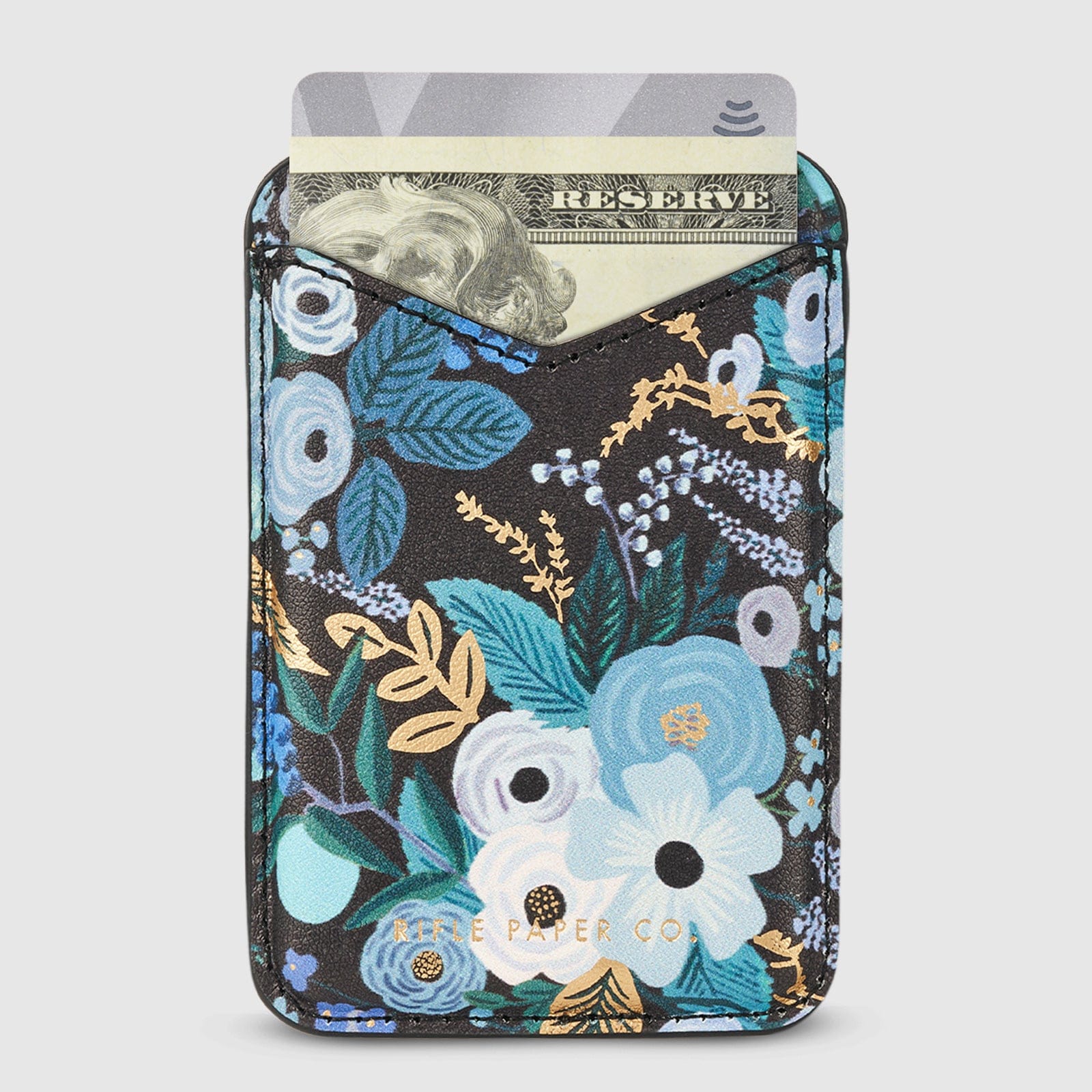 Rifle Paper Co. MagSafe Wallet (Garden Party Blue)
